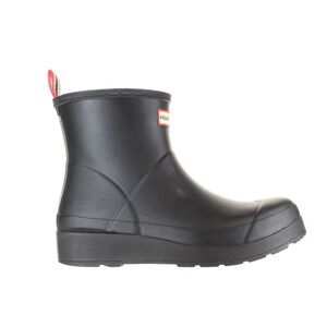 Hunter Womens Play Short Speckle Black Rainboots UK 7 Medium (B, M)